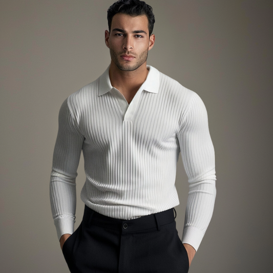 ANLIEGENDES STRICKPOLO